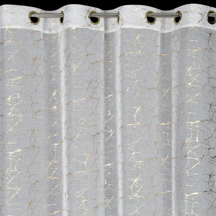 Eurofirany, firana gotowa, Reva1, 140-250 cm, biały