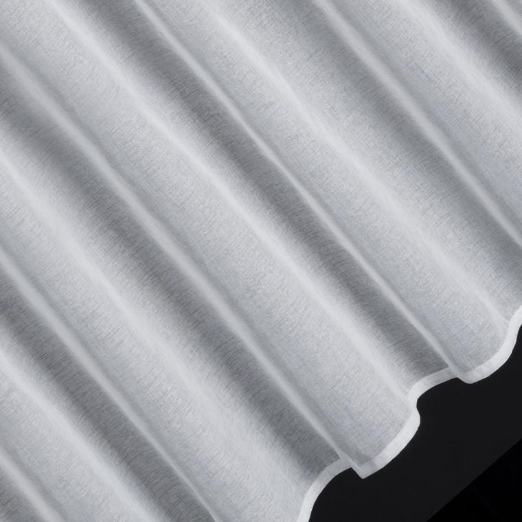 Eurofirany, firana gotowa, Sevilla, na szelkach, 150-30 cm, biały