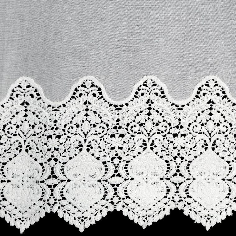 Eurofirany, firana gotowa, Sola, na taśmie, 150-70 cm, biały