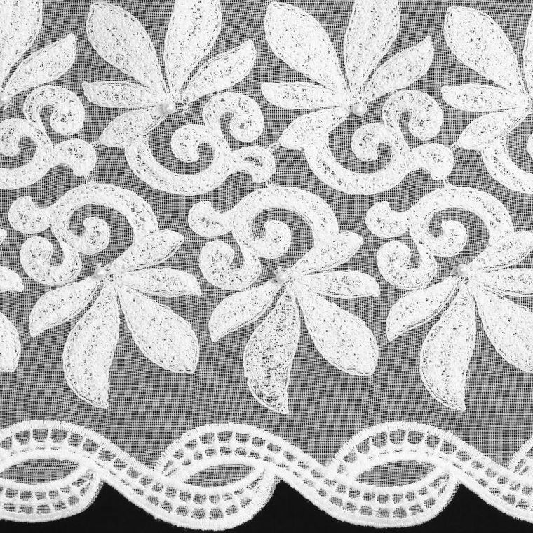 Eurofirany, firana gotowa, Talia, 350-250 cm, biały