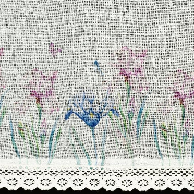 Eurofirany, firana zaciemniająca gotowa, Dolorez, na taśmie, 150-30 cm, biały