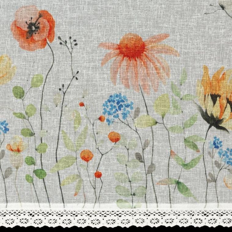 Eurofirany, firana zaciemniająca gotowa na taśmie, Nati, 150-30 cm, biały