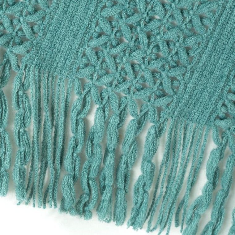 Eurofirany, koc akryl, 130-170 cm, ciemnomiętowy