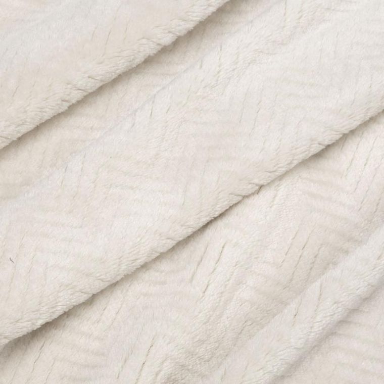 Eurofirany, koc, Cindy, 170-210 cm, kremowy