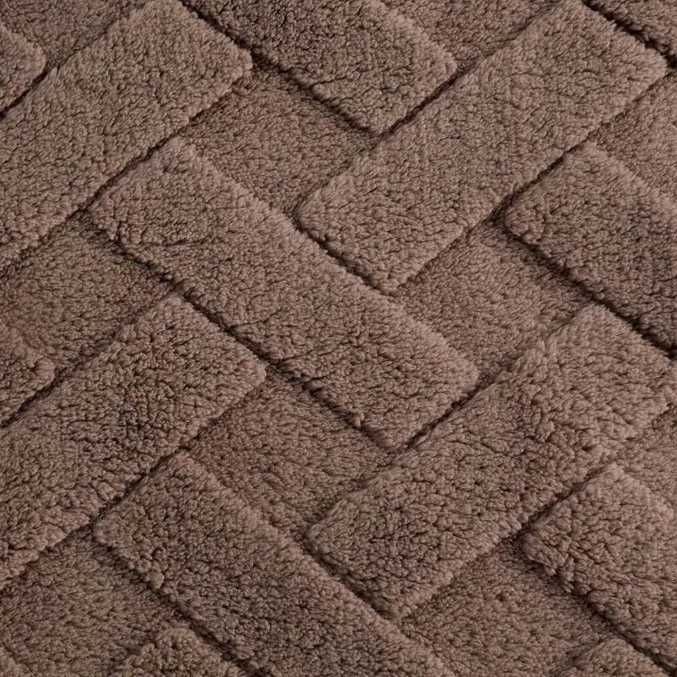 Eurofirany, koc d91 Caro, 150-200 cm, ciemnobeżowy