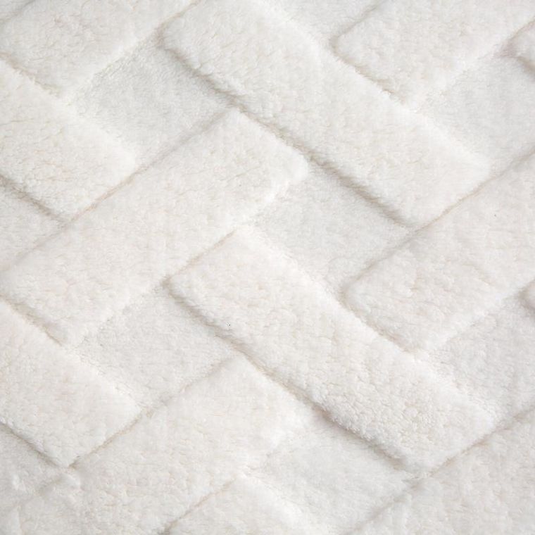 Eurofirany, koc d91 Caro, 150-200 cm, kremowy