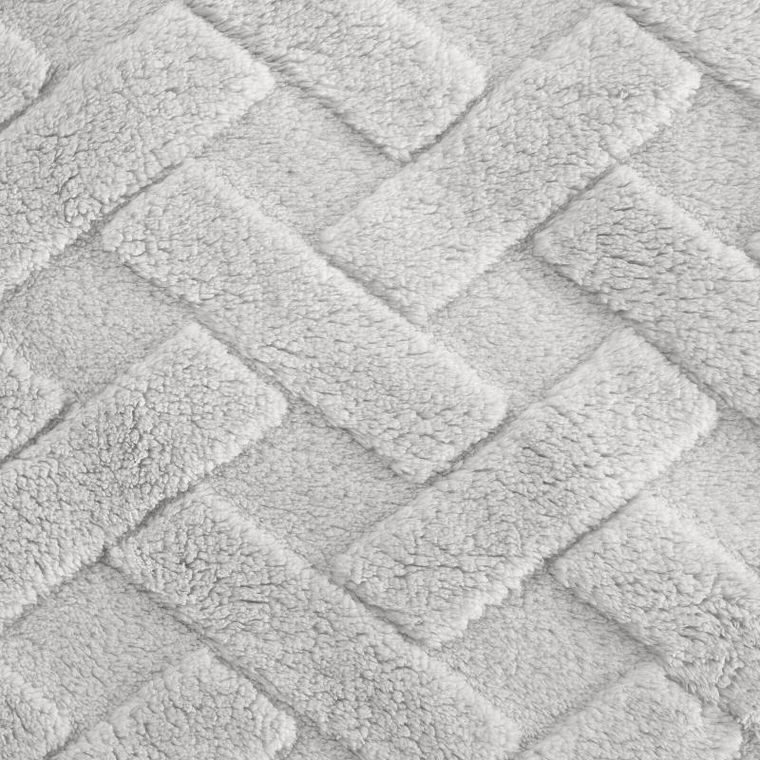 Eurofirany, koc d91 Caro, 200-220 cm, srebrny