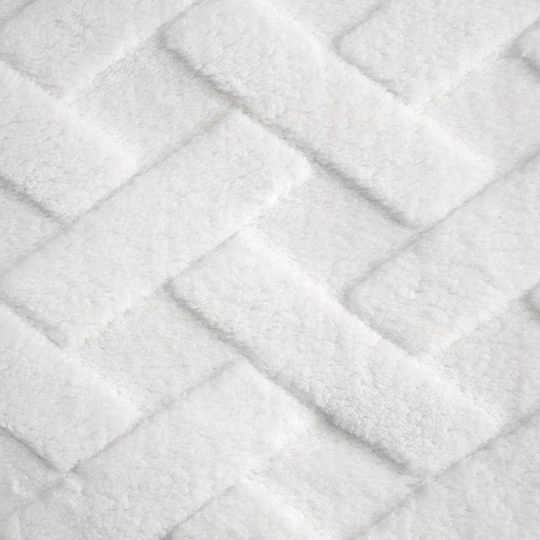 Eurofirany, koc d91 Caro, 70-160 cm, biały