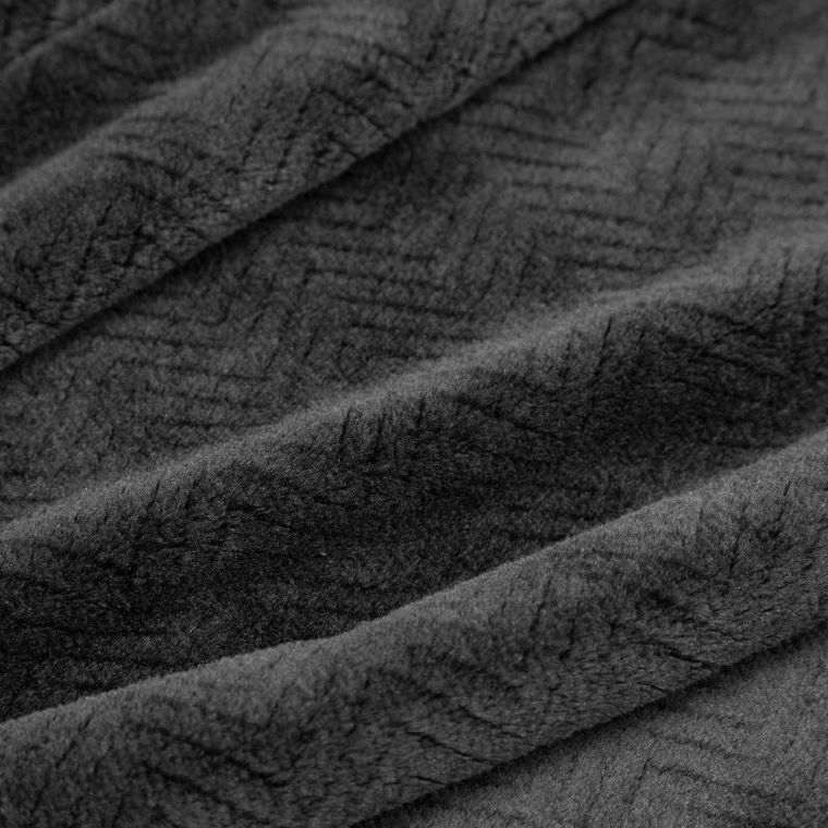 Eurofirany, koc d91 Cindy, 150-200 cm, czarny