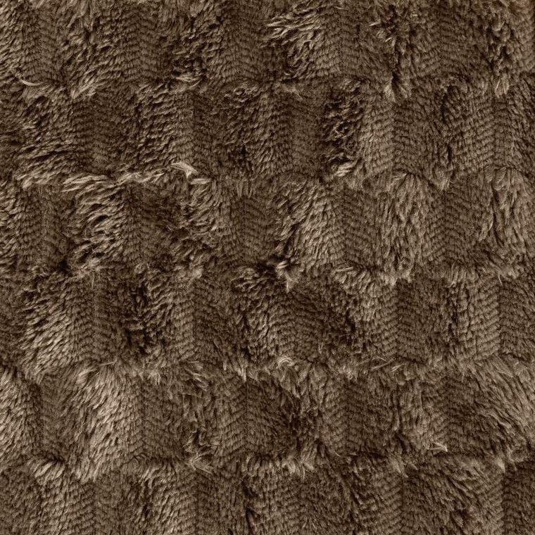 Eurofirany, koc d91 cindy6, 200-220 cm, ciemnobrązowy