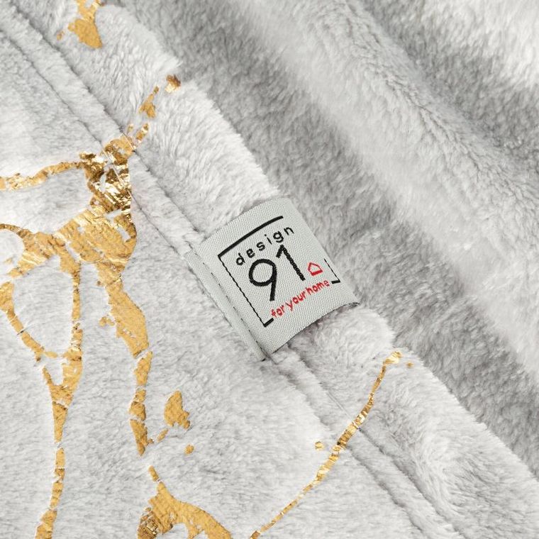 Eurofirany, koc d91 glamo, 150-200 cm, stalowy