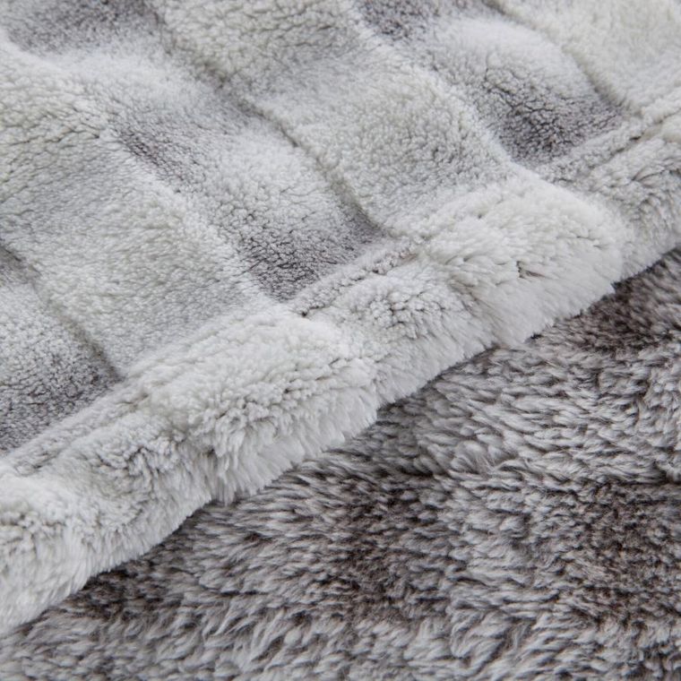 Eurofirany, koc d91, kostka, 170-210 cm, beżowy