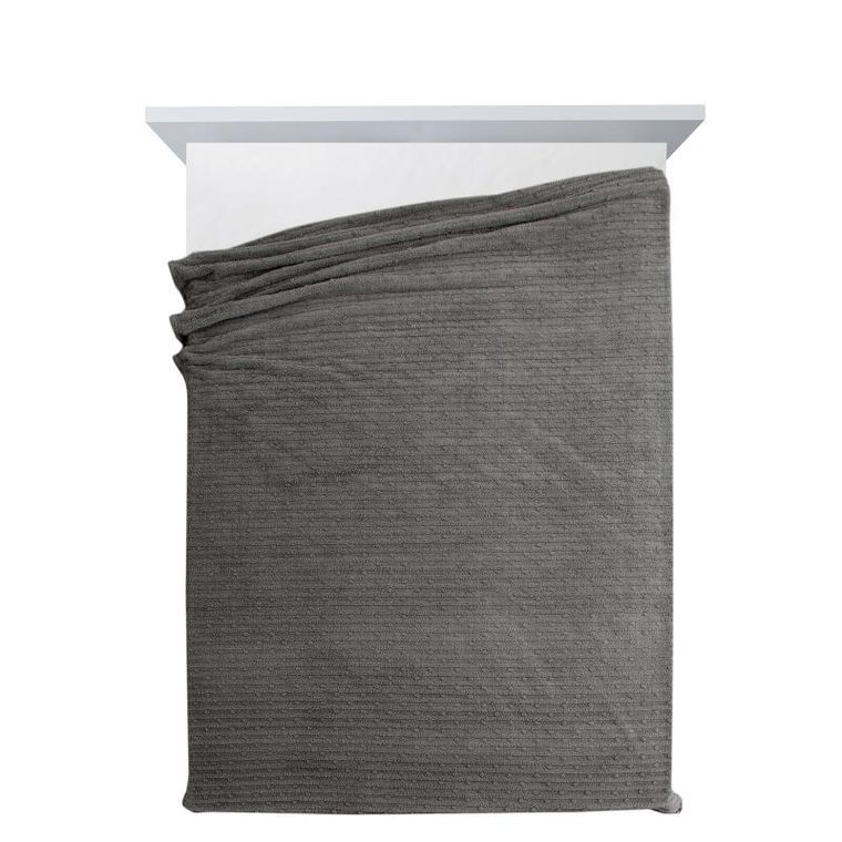 Eurofirany, koc d91, Lisa, 200-220 cm, stalowy