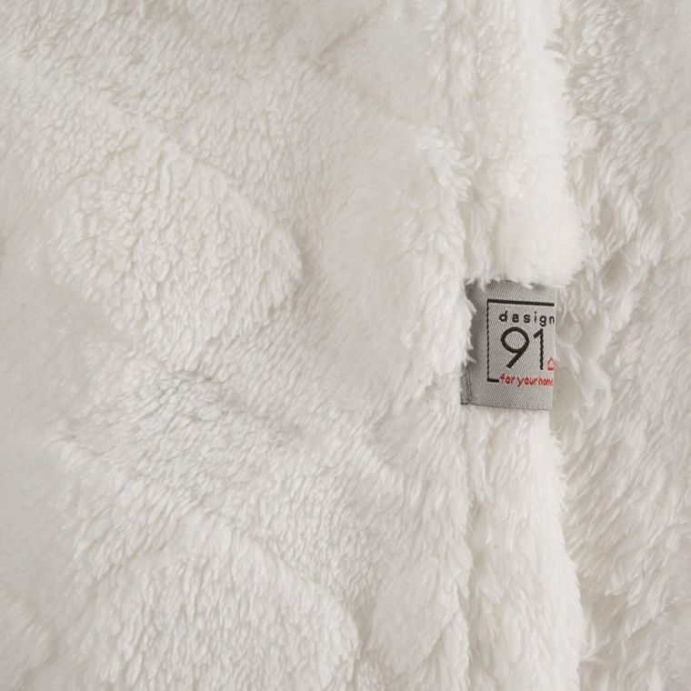 Eurofirany, koc d91, Nancy, 200-220 cm, kremowy