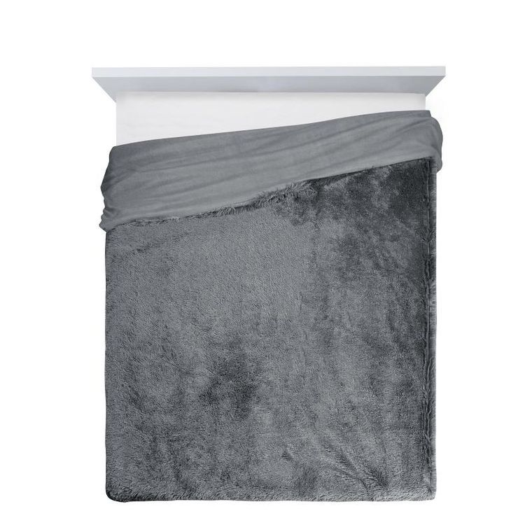 Eurofirany, koc d91 Tifany 1, szary, 150-200 cm