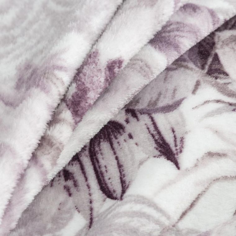 Eurofirany, koc Davos, 150-200 cm, fioletowy