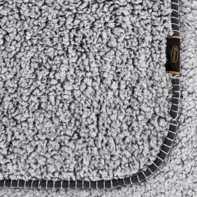 Eurofirany, koc koala stalowy, 170-210 cm