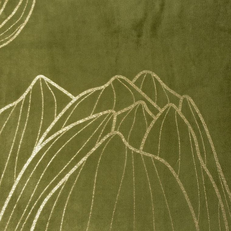 Eurofirany, koc Lili, 150-200 cm, oliwkowy