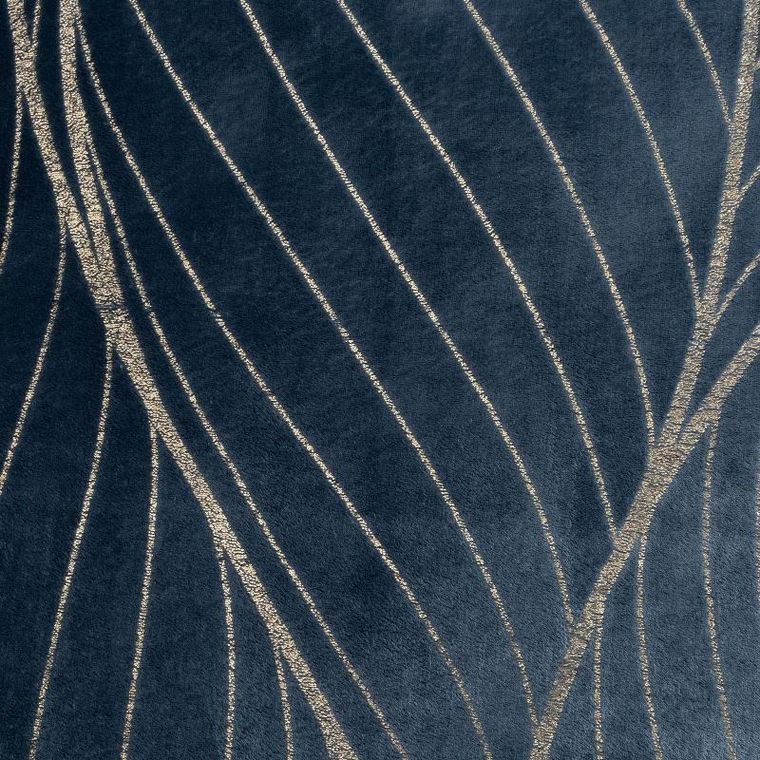 Eurofirany, koc lotos, 150-200 cm, granatowy