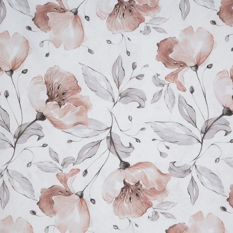 Eurofirany, komplet pościeli bawełnianej, Nicky, 140-200 cm, biały