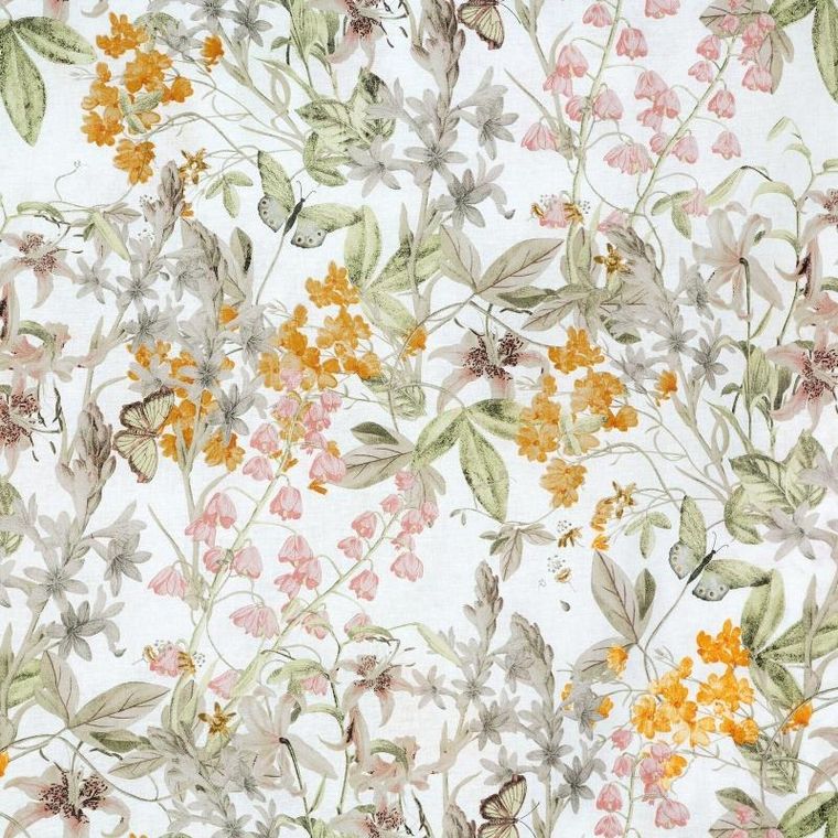 Eurofirany, komplet pościeli bawełnianej, Paula, 140-200 cm, biały