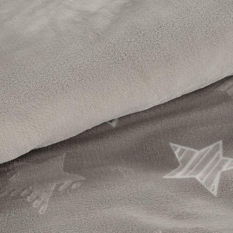 Eurofirany, komplet pościeli, Flano, 200-220 cm, beżowy