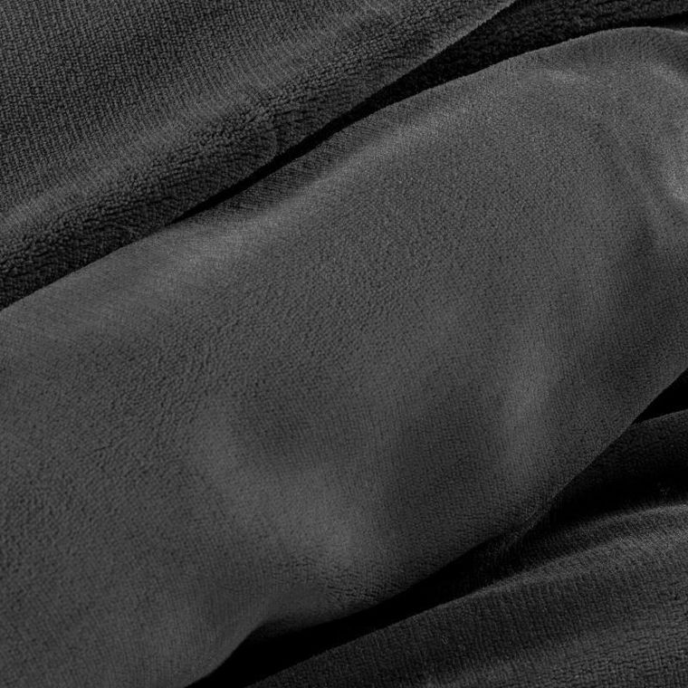 Eurofirany, komplet pościeli flano, 220-200 cm, stalowy