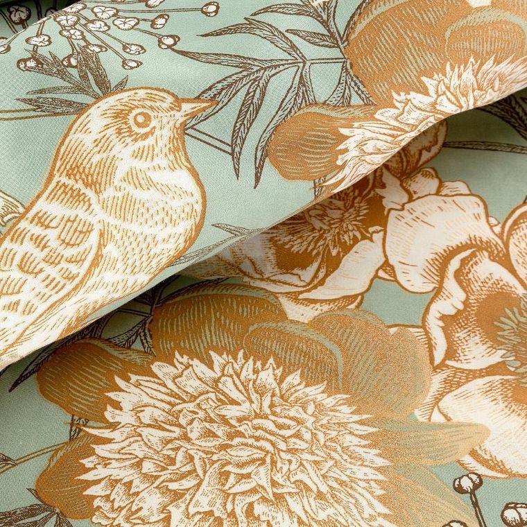 Eurofirany, komplet pościeli, Home, 220-200 cm, miętowy