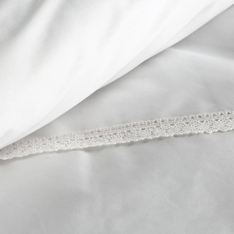Eurofirany, komplet pościeli retro, 160-200 cm, biały