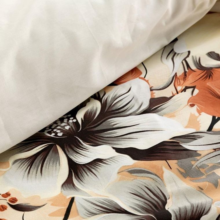 Eurofirany, komplet pościeli satynowej, Nika, 220-200 cm, żółty