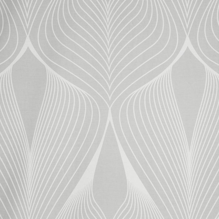 Eurofirany, komplet pościeli satynowej, spring, 140-200 cm, jasnoszary