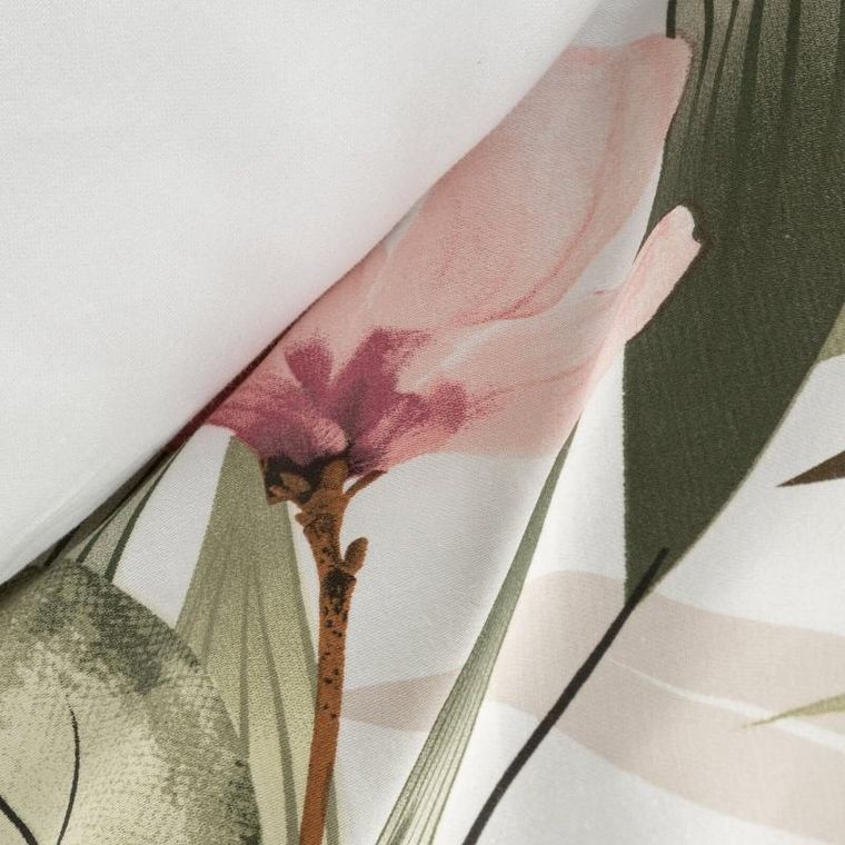 Eurofirany, komplet pościeli satynowej, Spring, 220-200 cm, 2-70-80 cm, wielokolorowy