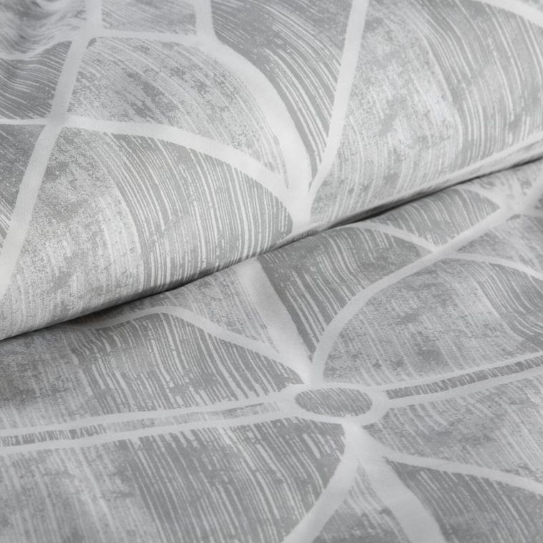 Eurofirany, komplet pościeli satynowej, Spring, 220-200 cm, biały