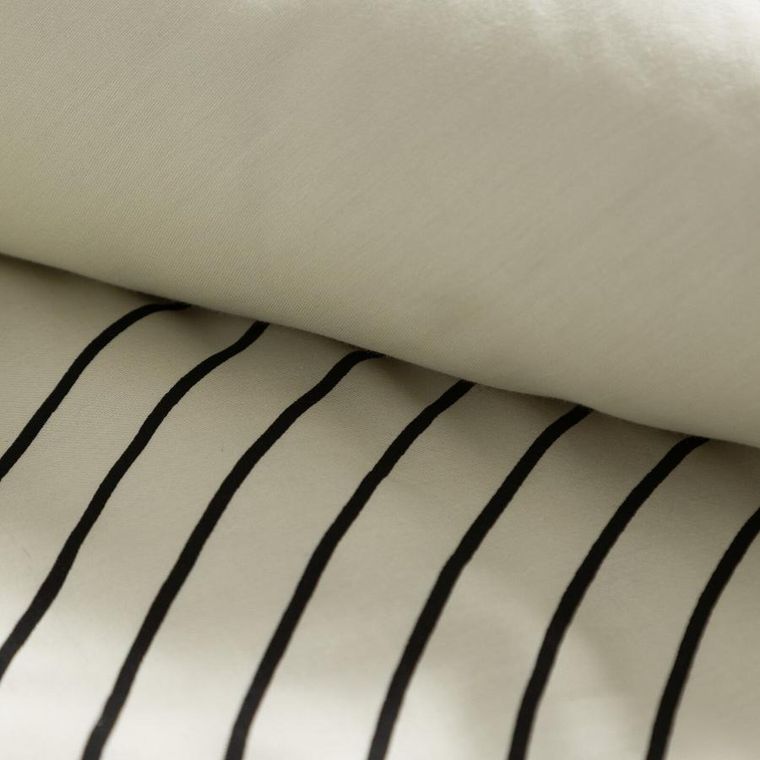 Eurofirany, komplet pościeli satynowej, Spring 87, 160-200 cm, jasnobeżowy