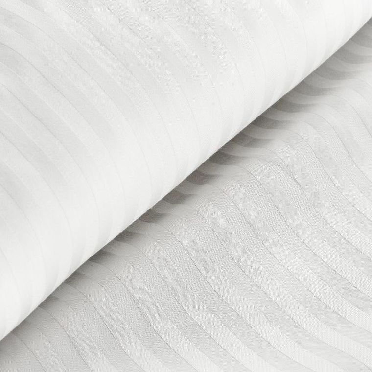 Eurofirany, komplet pościeli satynowej, Vera, 140-200 cm, biały