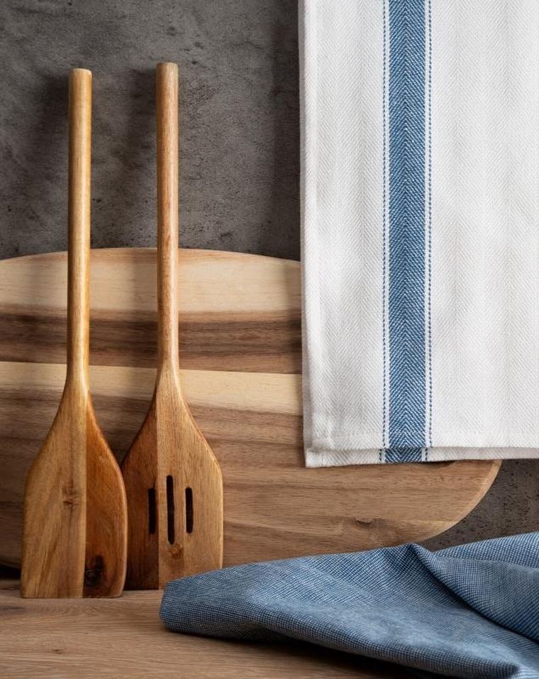 Eurofirany, komplet ręczników kuchennych, 2 szt., Sofia, 50-70 cm, niebieski