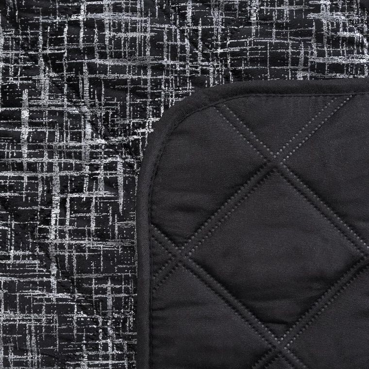 Eurofirany, narzuta blink 6, 200-220 cm, czarny