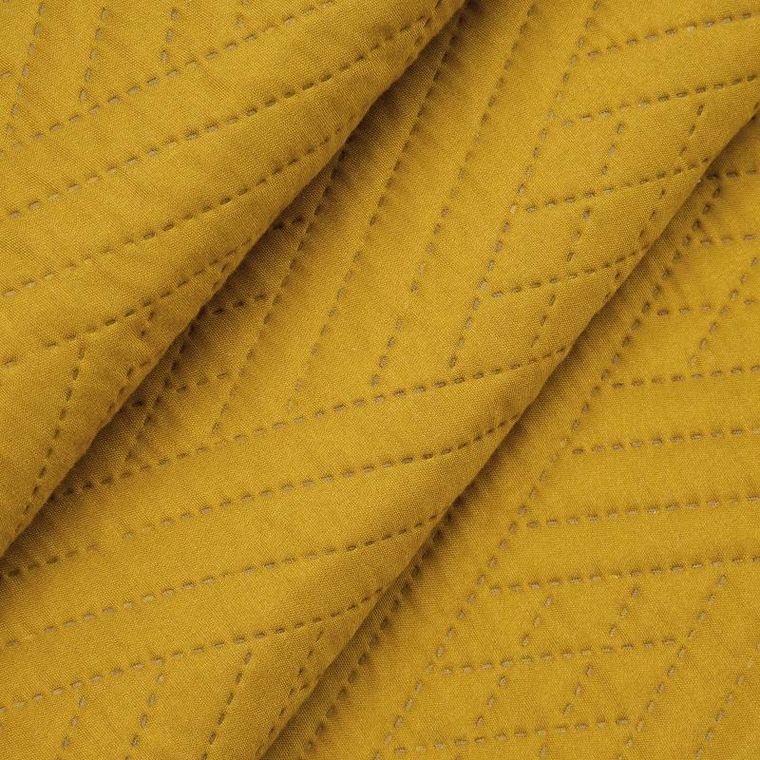Eurofirany, narzuta, Boni, 170-210 cm, musztardowy