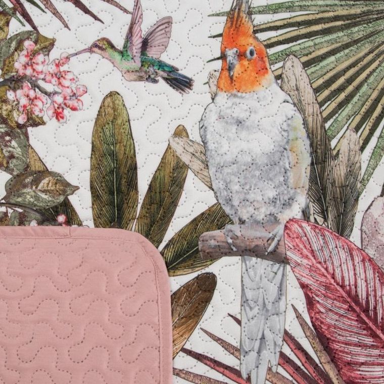 Eurofirany, narzuta d91 Parrot, 170-210 cm, zielony