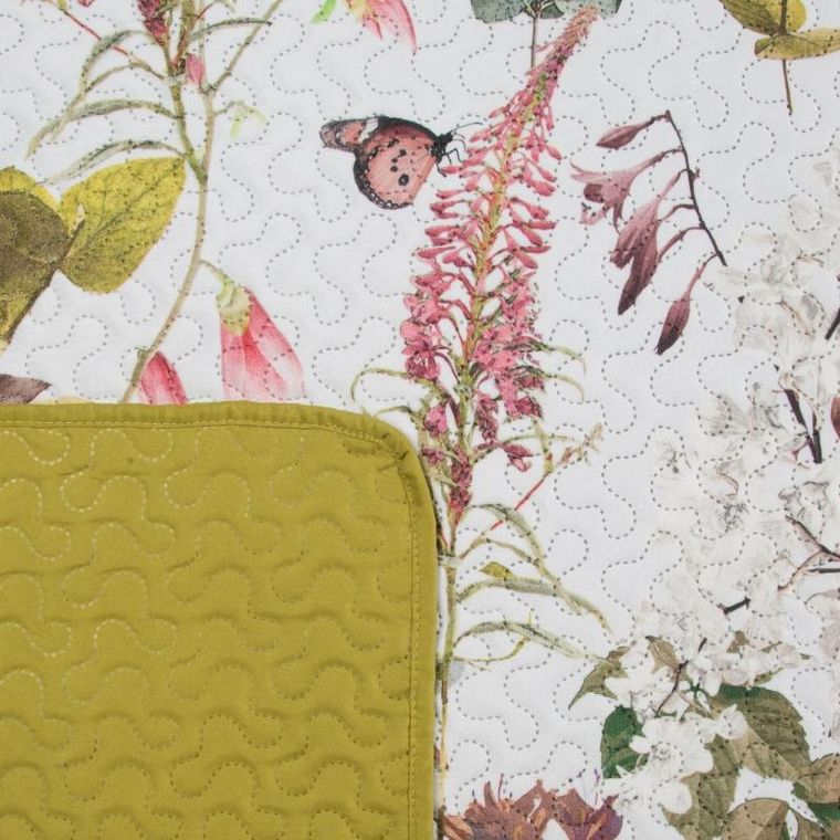 Eurofirany, narzuta d91 Rosa, 200-220 cm, biały