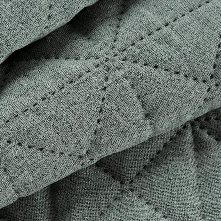 Eurofirany, narzuta len, 220-240 cm, miętowy