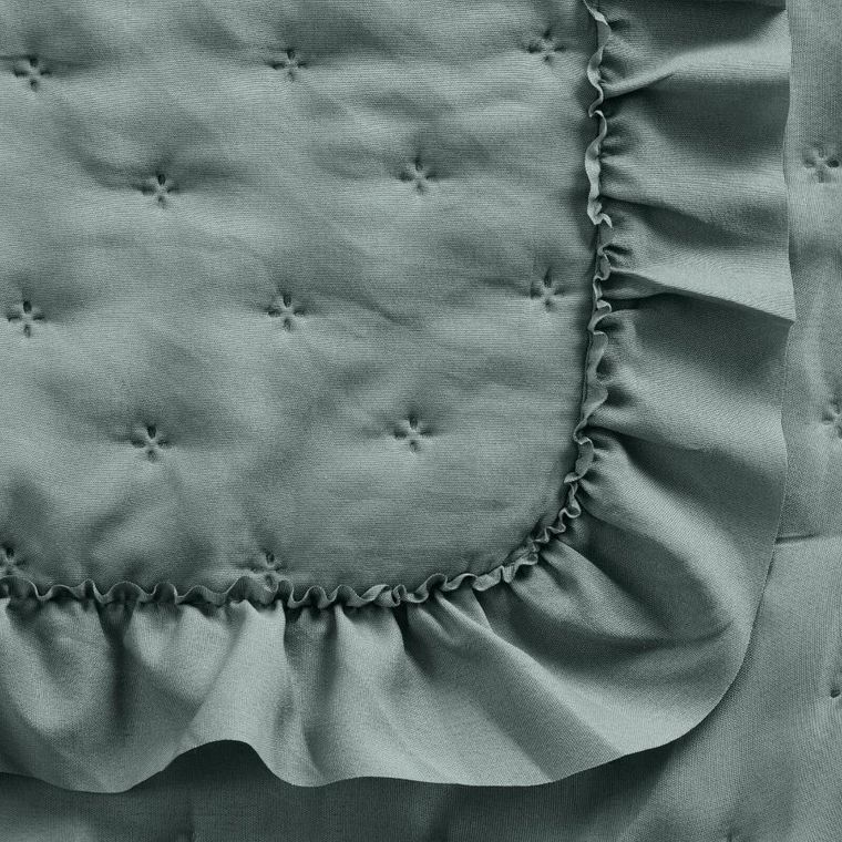 Eurofirany, narzuta, Libi, 200-220 cm, szałwiowy