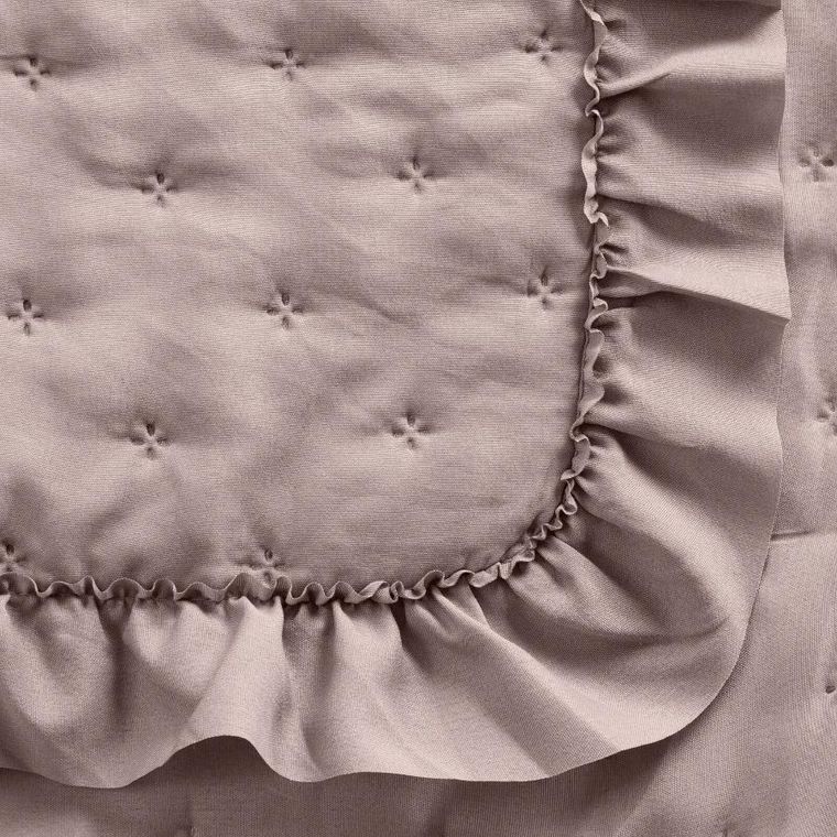 Eurofirany, narzuta, Libi, 220-240 cm, pudrowy