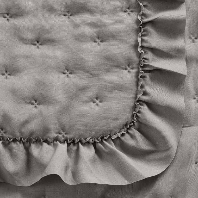 Eurofirany, narzuta, Libi, 220-240 cm, szarobeżowy