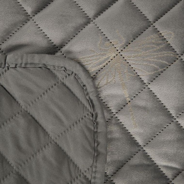 Eurofirany, narzuta Lori, 170-210 cm, srebrny