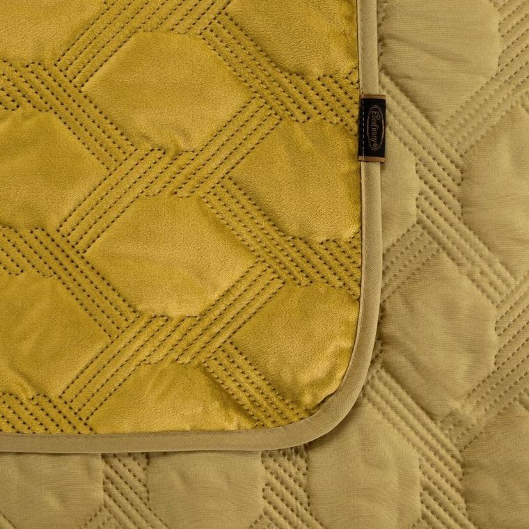 Eurofirany, narzuta Sofia, 170-210 cm, miodowy