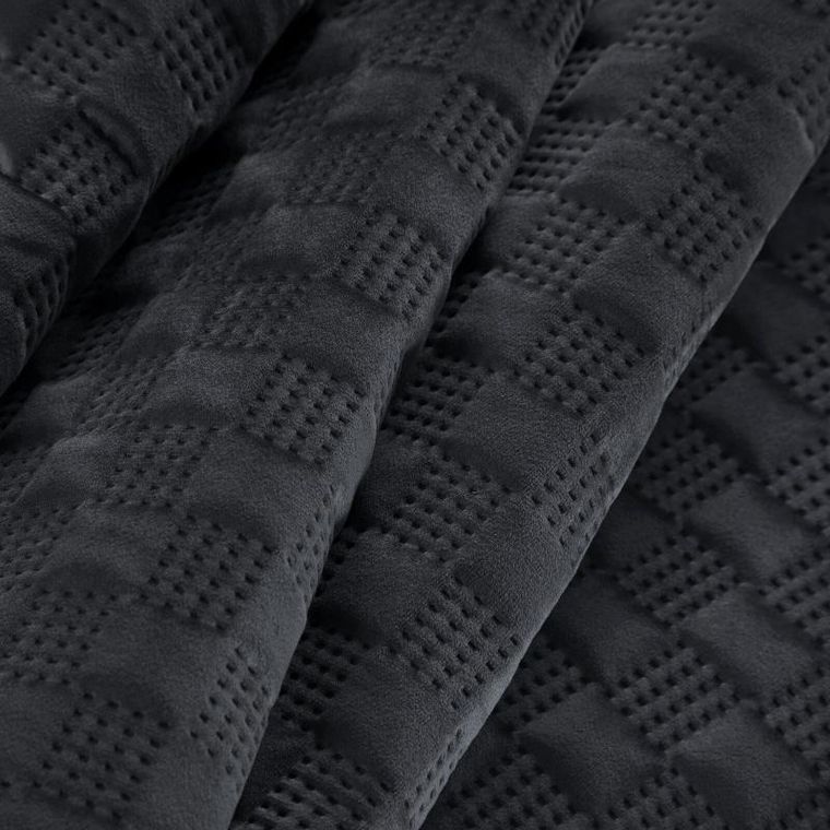 Eurofirany, narzuta Sofia, 200-220 cm, czarny