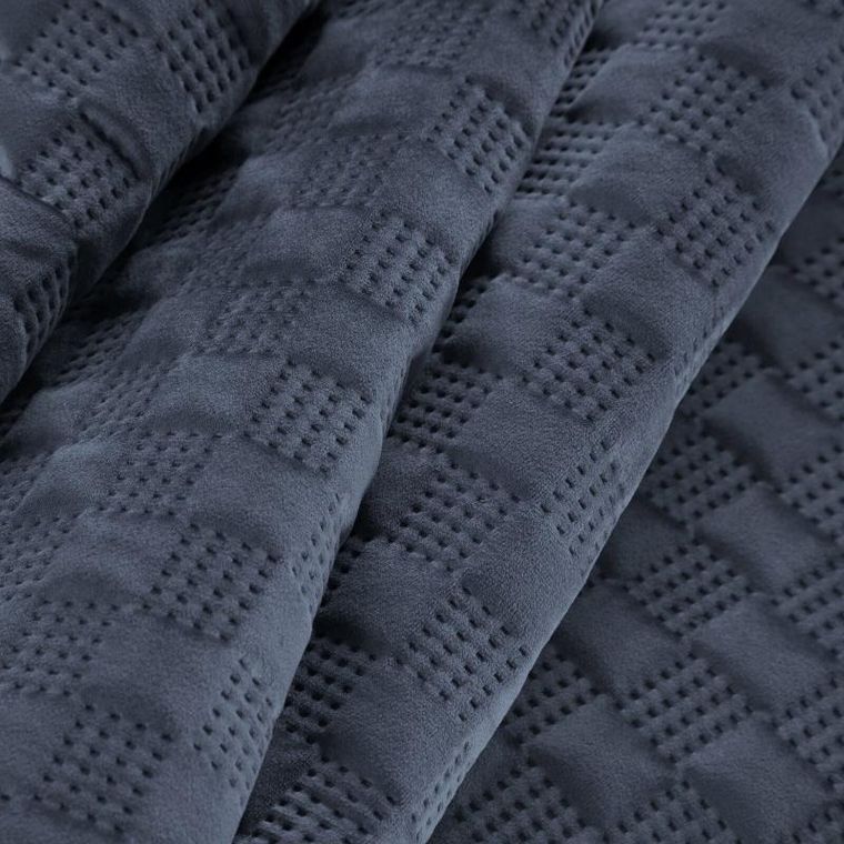 Eurofirany, narzuta Sofia, 200-220 cm, niebieski