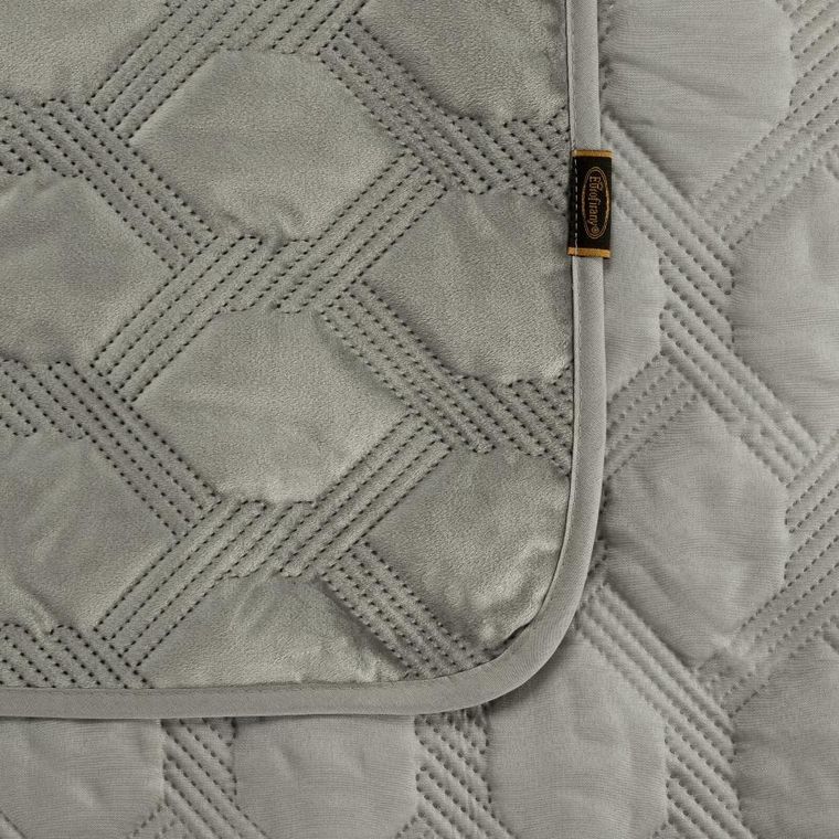 Eurofirany, narzuta Sofia, 220-240 cm, srebrny