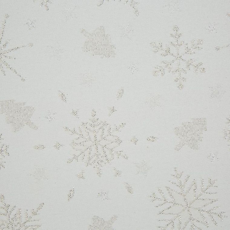 Eurofirany, obrus flash, 85-85 cm, kremowy